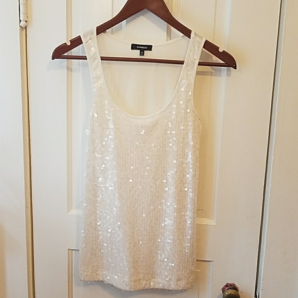 Express Studio Sequin Tank